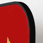 Raquette De Pickleball Drapeau indonésien (Détail gauche)