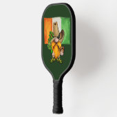 Raquette De Pickleball Drapeau irlandais Cowboy Gnome Monogramme (Gauche)