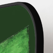 Raquette De Pickleball Drapeau irlandais Cowboy Gnome Monogramme (Détail gauche)