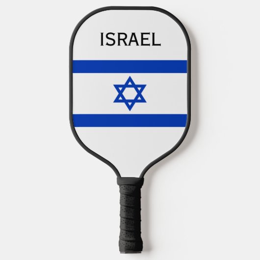 Raquette De Pickleball Drapeau Israël (Recto)