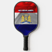 Raquette De Pickleball drapeau néerlandais (Verso)