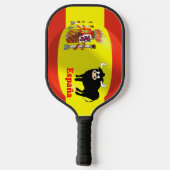 Raquette De Pickleball Drapeau noir (Verso)