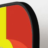 Raquette De Pickleball Drapeau noir (Détail gauche)