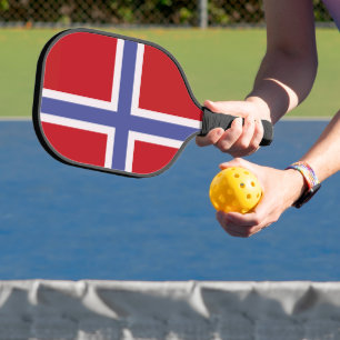 Raquette De Pickleball Drapeau norvégien