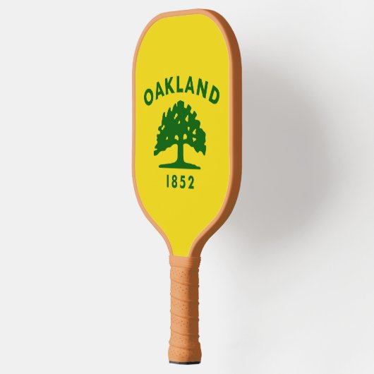 Raquette De Pickleball Drapeau Oakland, Californie (Gauche)