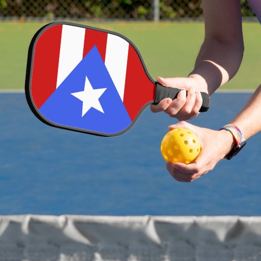 Raquette De Pickleball Drapeau Porto Rico (Insitu)