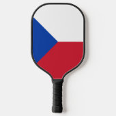 Raquette De Pickleball Drapeau République tchèque (Verso)