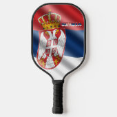 Raquette De Pickleball Drapeau serbe (Verso)