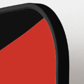 Raquette De Pickleball Drapeau sud-africain avec initiales (Détail gauche)