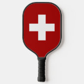 Raquette De Pickleball Drapeau suisse (Verso)