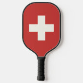 Raquette De Pickleball Drapeau suisse (Verso)