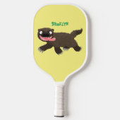 Raquette De Pickleball Drôle animal avide de carcajou (Verso)