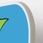 Raquette De Pickleball Drôle canard avec parapluie dessin animé (Détail gauche)