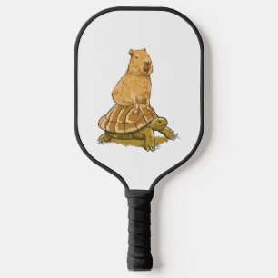 Raquette De Pickleball Drôle Capybara Animal Turtle Cute Capybara