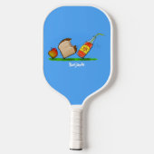 Raquette De Pickleball Drôle de dessin animé de fourmis (Verso)