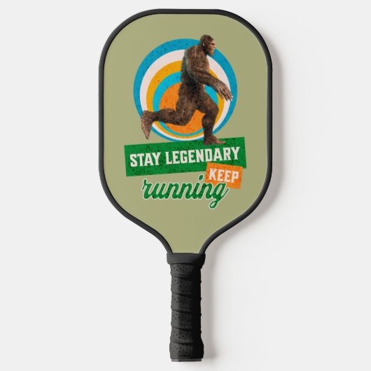 Raquette De Pickleball Drôle de motivation de course de Bigfoot (Recto)