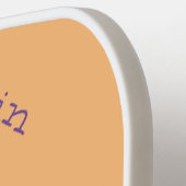 Raquette De Pickleball Drôle dessin animé de bison de buffle (Détail gauche)