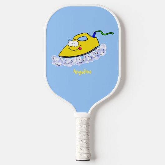 Raquette De Pickleball Drôle dessin animé linge de fer (Recto)