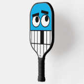 Raquette De Pickleball Drôle dessin animé visage pickleball paddle avec i (Gauche)