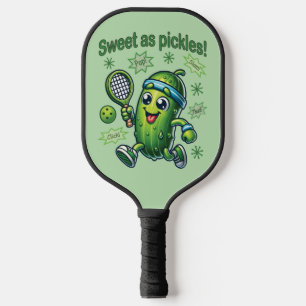 Raquette De Pickleball Drôle Mignon Sucré comme des Pickles Pickleball