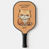 Raquette De Pickleball Drôle ne stresse pas MEOW-T (Recto)