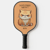 Raquette De Pickleball Drôle ne stresse pas MEOW-T (Verso)