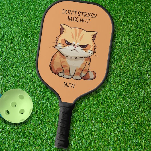 Raquette De Pickleball Drôle ne stresse pas MEOW-T