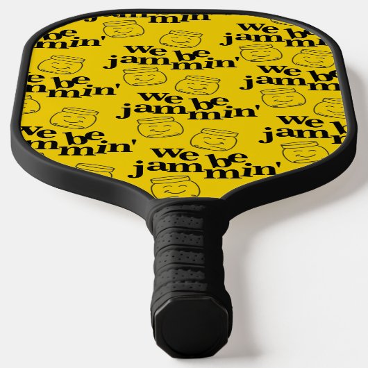 Raquette De Pickleball Drôle Nous Sommes Jammin' Souriant Danser Des Jarr (Poser)