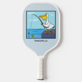 Raquette De Pickleball Drôle pélican de pêche (Verso)
