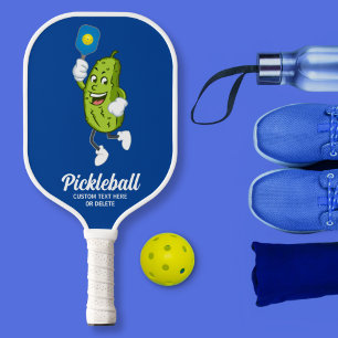 Raquette De Pickleball Drôle Pickle Jouer Pickleball Custom Text Pickle