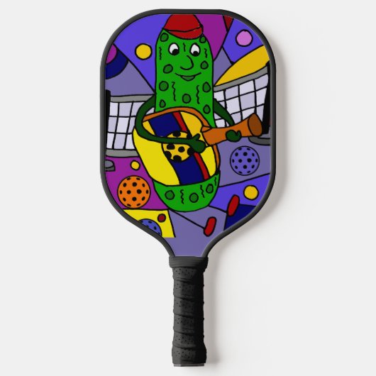 Raquette De Pickleball Drôle Pickle Jouer Pickleball Paddle Guitare (Recto)