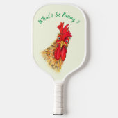 Raquette De Pickleball Drôle Pickleball Paddle avec surprenant Rooster (Verso)