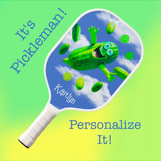Raquette De Pickleball Drôle Pickleman Pickleball Paddle
