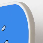 Raquette De Pickleball Drôle poisson poivron porc-épic caricature poisson (Détail gauche)