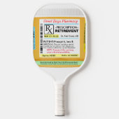 Raquette De Pickleball Drôle retraite RX Pickleball (Recto)