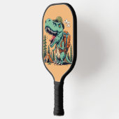 Raquette De Pickleball Drôle T-rex Dinosaur Randonnée Abstrait (Gauche)