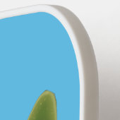 Raquette De Pickleball Drôle T rex dinosaure dessin animé humour (Détail gauche)