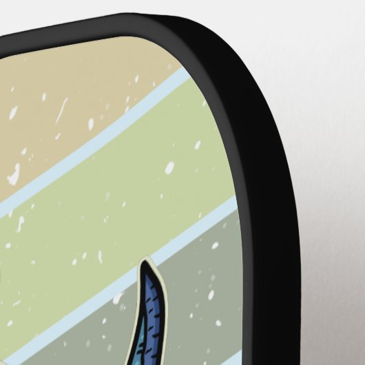 Raquette De Pickleball Drôle Tyrannosaurus Rex Retro Saur Loser Custom (Détail gauche)