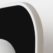 Raquette De Pickleball Drôle Visage noir et blanc Pickleball Paddle (Détail gauche)