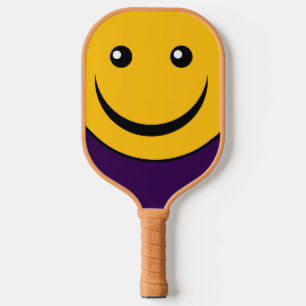 Raquette De Pickleball drôle visage sourire Pickleball Paddle