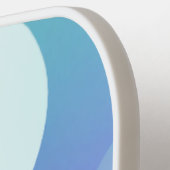 Raquette De Pickleball E Nom Pickleball Paddle Purple Blue Bubble Moderne (Détail gauche)