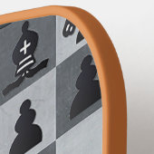 Raquette De Pickleball Échecs (Détail gauche)