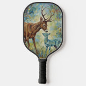 Raquette De Pickleball Echoes of Antlers and Light (Verso)