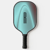 Raquette De Pickleball Éclair bleu clair Initial (Verso)