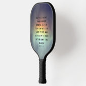 Raquette De Pickleball Écriture claire Pickleball Paddle (Gauche)