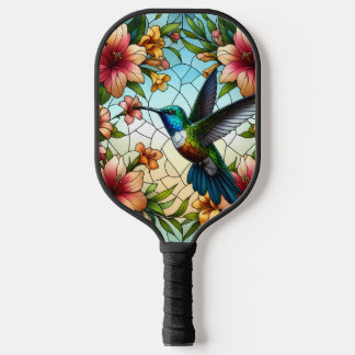 Raquette De Pickleball Effet Élégant en verre de colibri