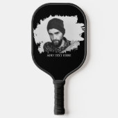 Raquette De Pickleball Effet photo personnalisé moderne (Recto)