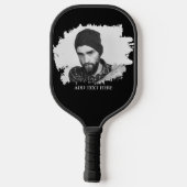 Raquette De Pickleball Effet photo personnalisé moderne (Verso)