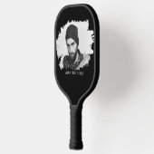 Raquette De Pickleball Effet photo personnalisé moderne (Gauche)