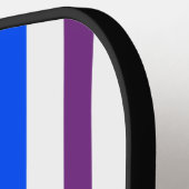 Raquette De Pickleball Egalité Pride Arc-en-ciel (Détail gauche)